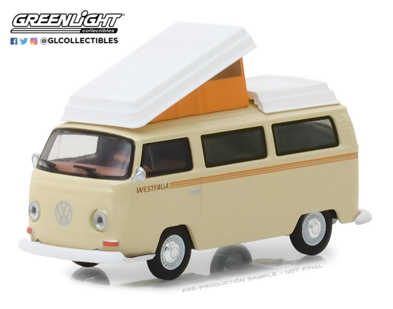 Greenlight 1964 VW Volkswagen Samba Bus Hippie Peace & Love 1:64 29920-C