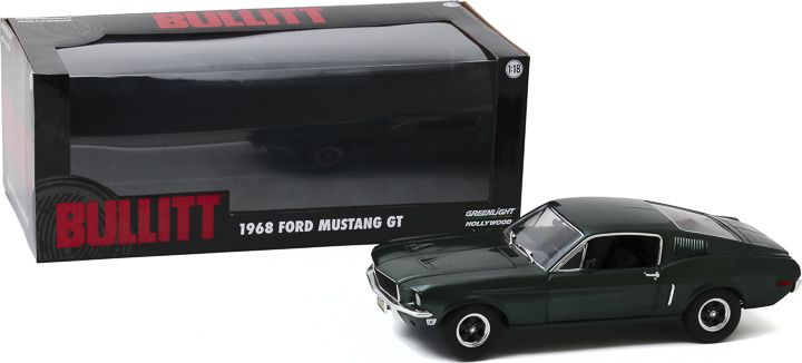 1:18 Bullitt (1968) – 1968 Ford Mustang GT Fastback
