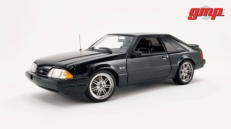 PRE-ORDER 1:18 GMP – 1:18 Detroit Speed, Inc. 1990 Ford Mustang 5.0 – Black