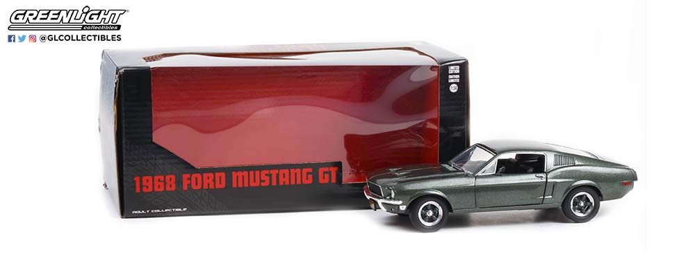 1:24 1968 Ford Mustang GT Fastback – Highland Green